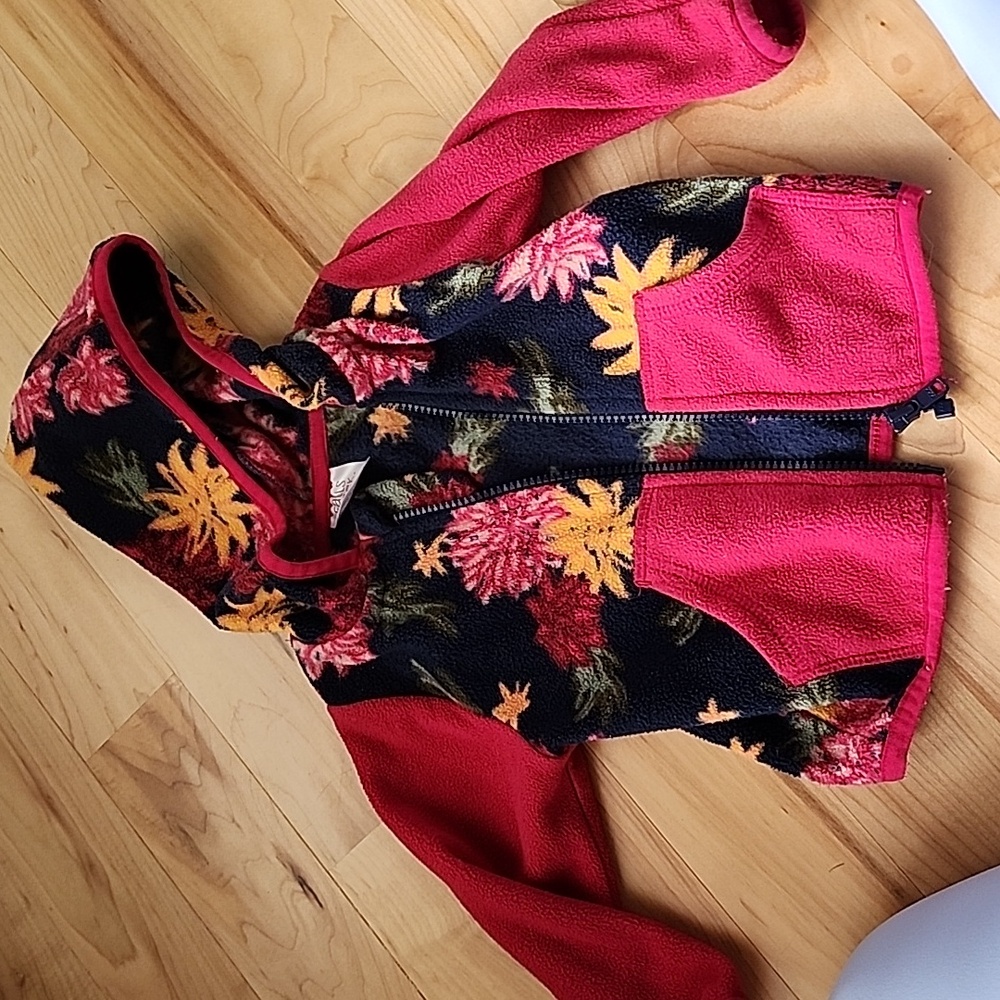 Fleece zip up jacket size 12 month